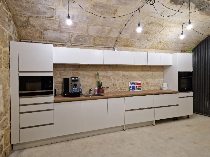 Cuisine en cave voutée