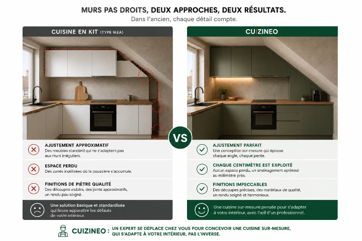 Comparatif kit et sur mesure