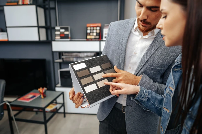Choix des finitions d'un pack cuisine équipée : façades et plans de travail - Cuizineo