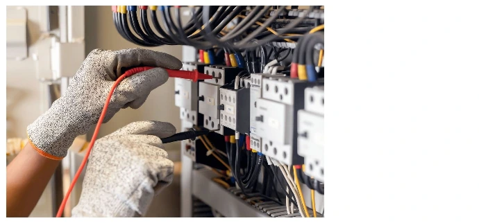 Vérification de l'installation électrique avant la pose d'une cuisine