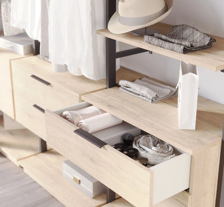 Tiroirs en dressing
