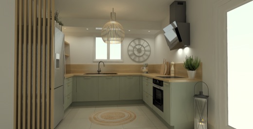 Cuisine modélisée en 3D
