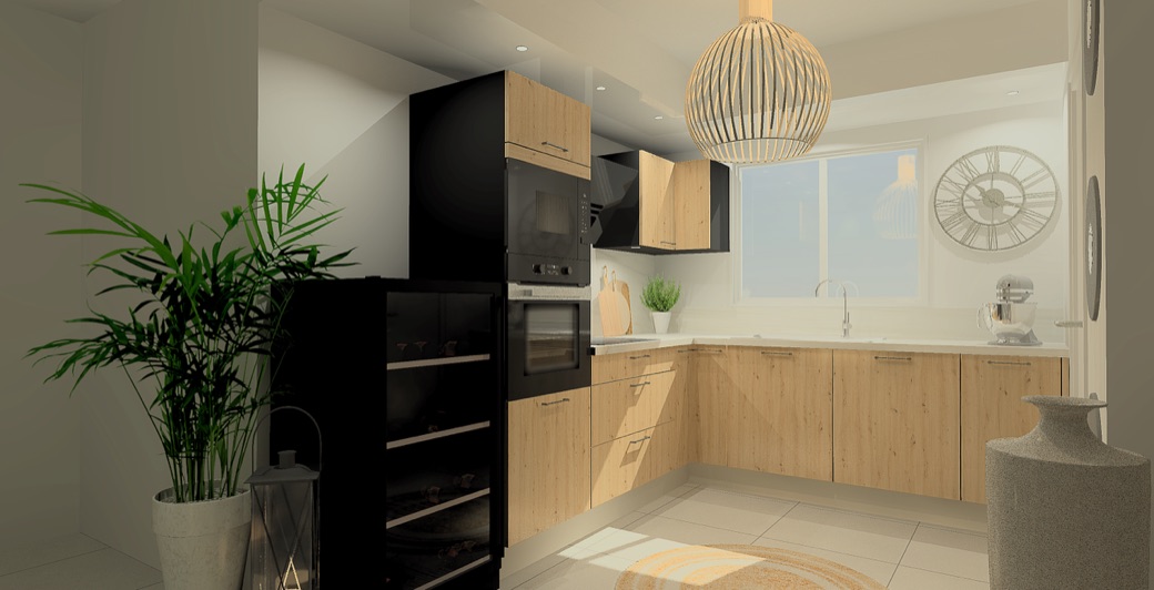 La cuisine 3D CUIZINEO